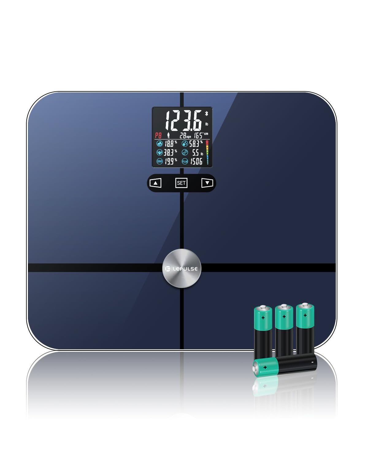 Smart Body Fat Scale - Track BMI & Muscle Mass Easily!