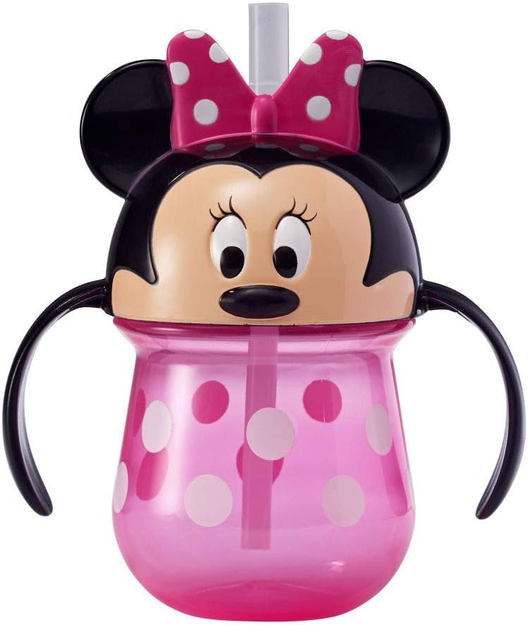 The First Years Minnie Mouse Straw Cup - Toddler Sipper for Easy Hydration