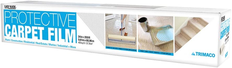 Trimaco 24in x 200ft Protective Carpet Film for Ultimate Protection