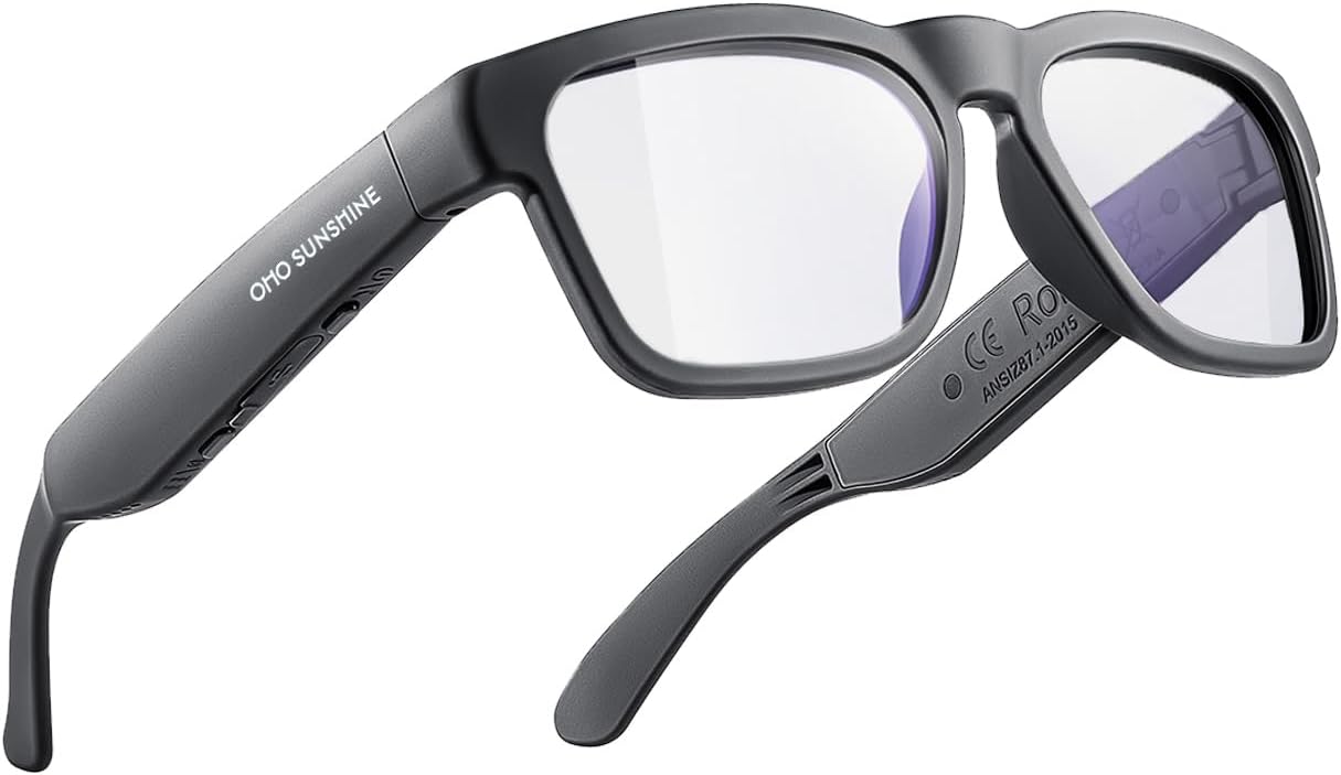 OhO Sunshine: Bluetooth Safety Glasses with UV Protection