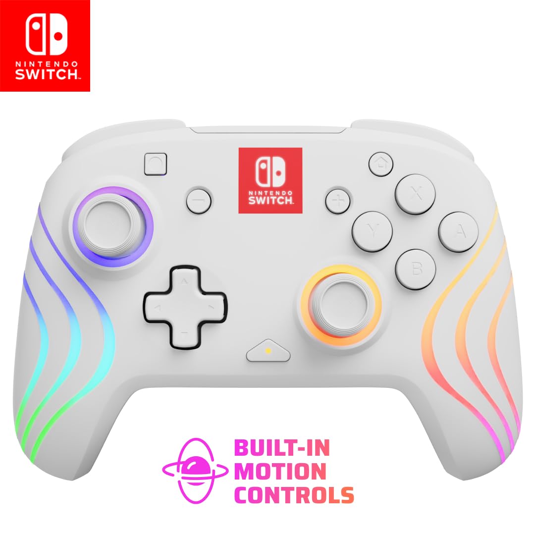 PDP Afterglow Wave Wireless RGB Gaming Controller for Switch