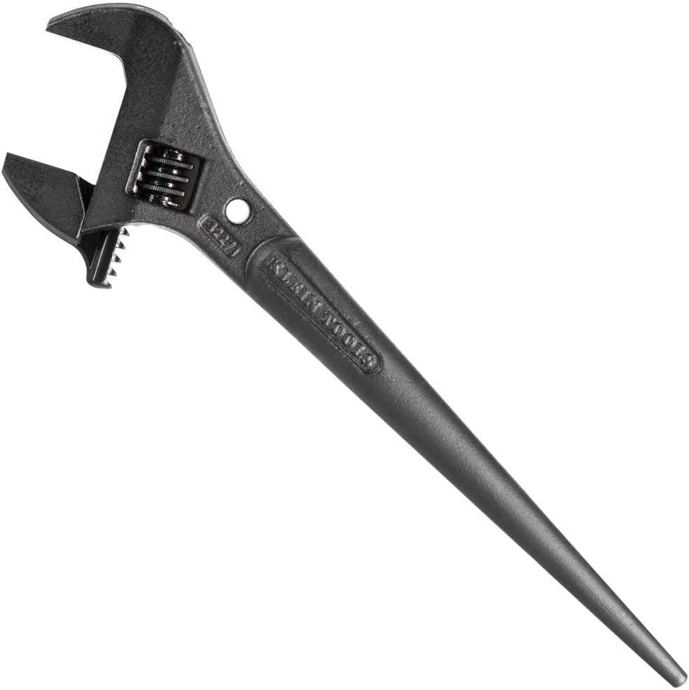 Klein Tools 3227 Extra Wide Adjustable Wrench for Heavy Nuts