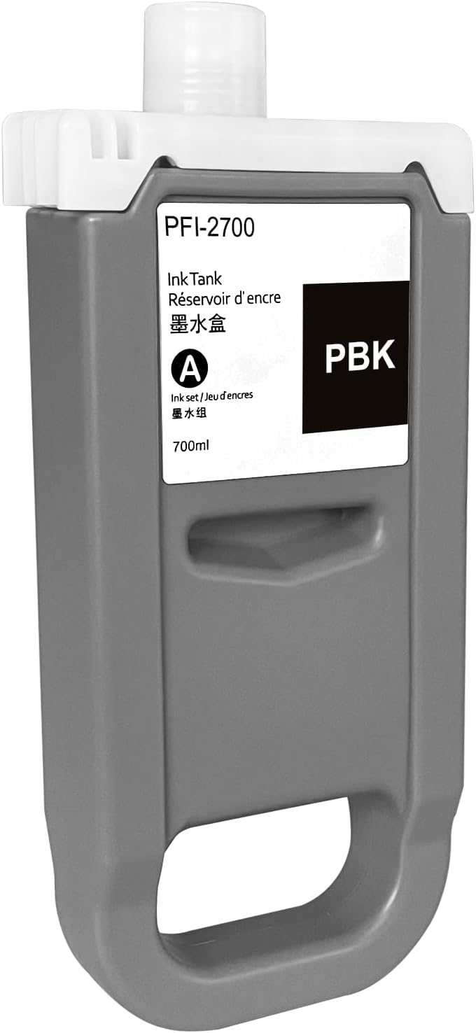 700ML Black Pigment Ink for Canon Printers