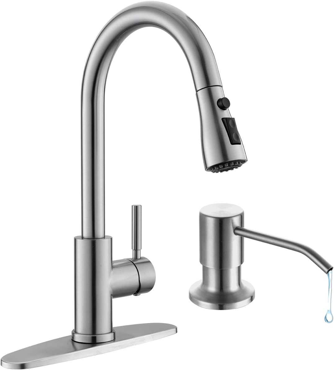 Arofa Kitchen Faucet with Soap Dispenser for Modern Kitchens