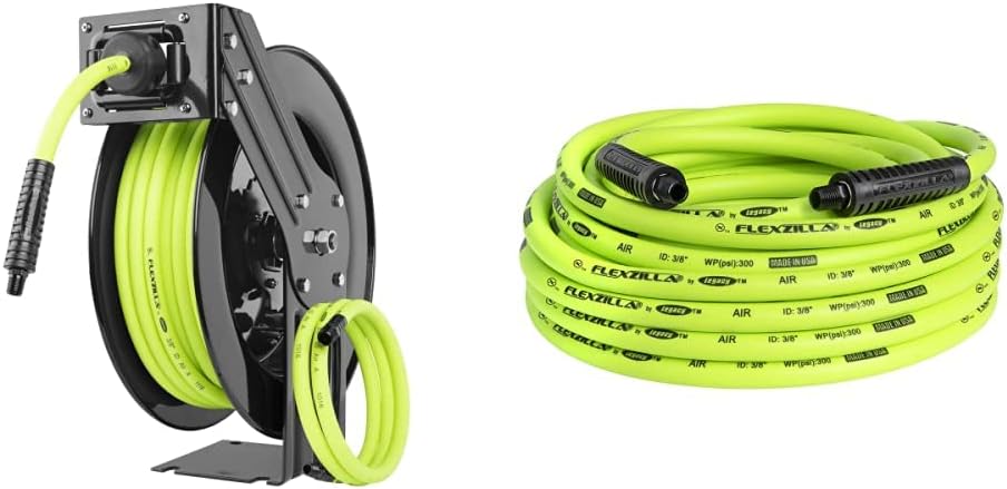 Flexzilla Open Face Retractable Air Hose Reel Review