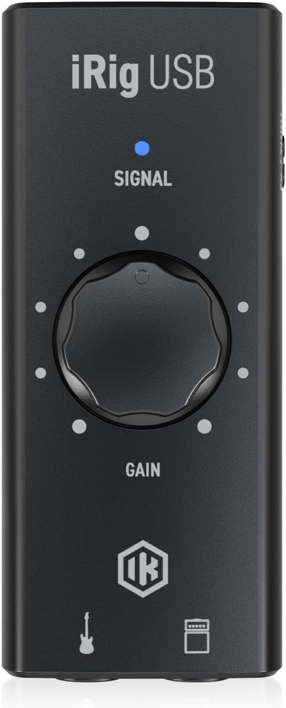 IK Multimedia iRig USB Guitar Audio Interface for Musicians