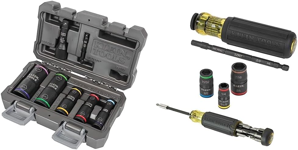 Klein Tools Impact Socket Set and Driver Kit for Versatile Jobs