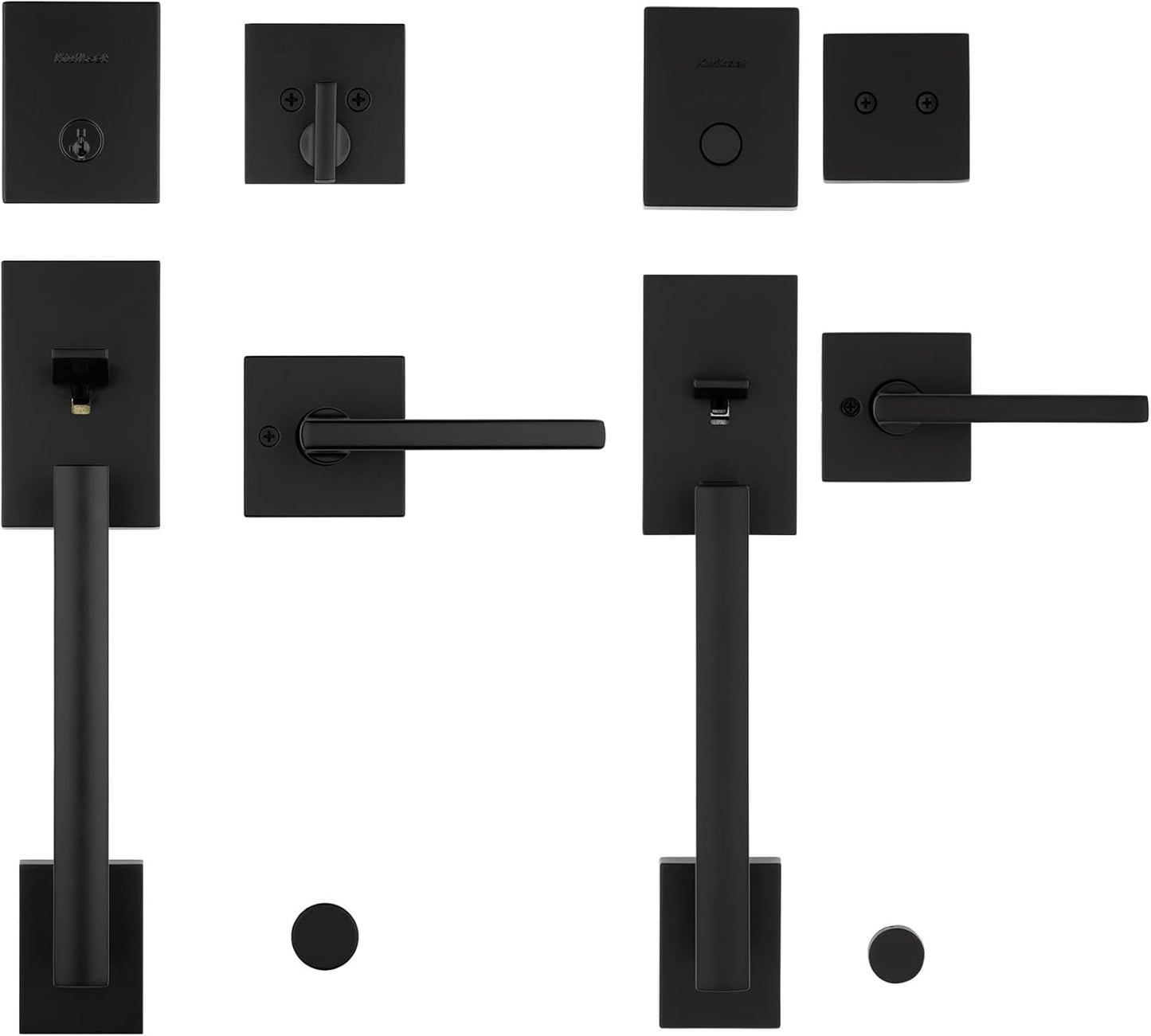 Kwikset San Clemente Front Door Lock Handle and Deadbolt Set