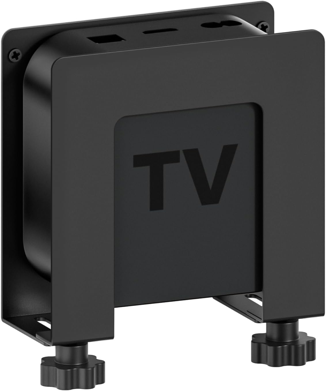 Space-Saving Apple TV Wall Mount - Adjustable Metal Bracket