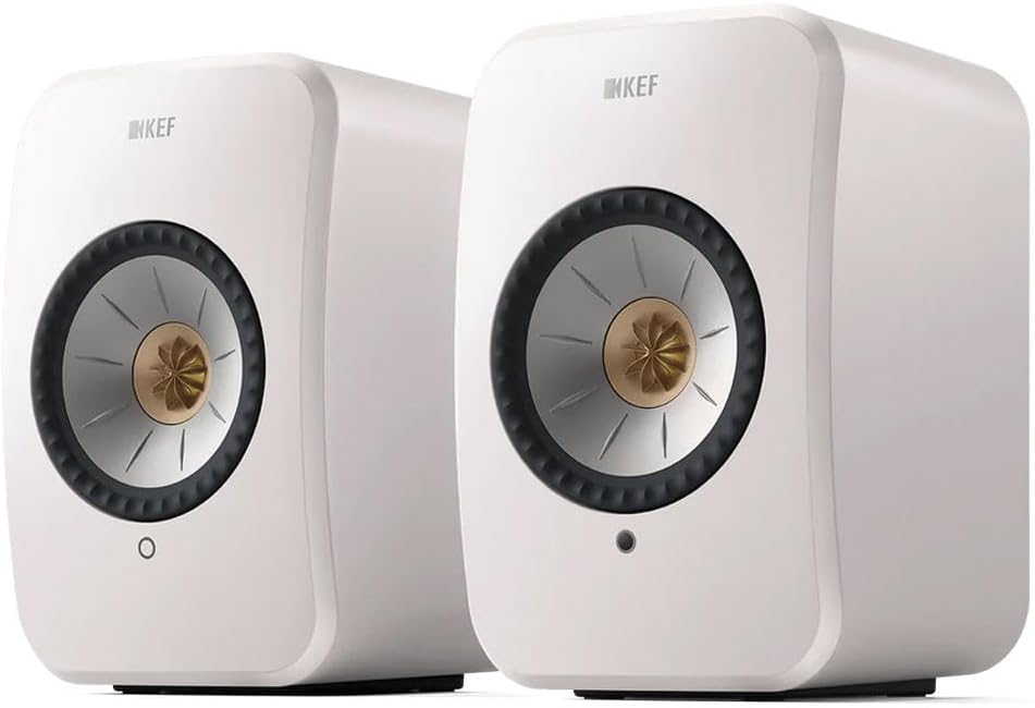 Immerse in HiFi Sound: KEF LSX II in Mineral White