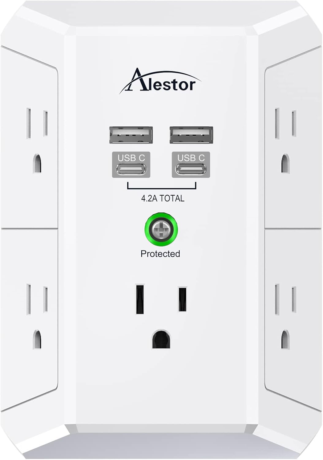 Power Up Anywhere with ALESTOR Surge Protector!