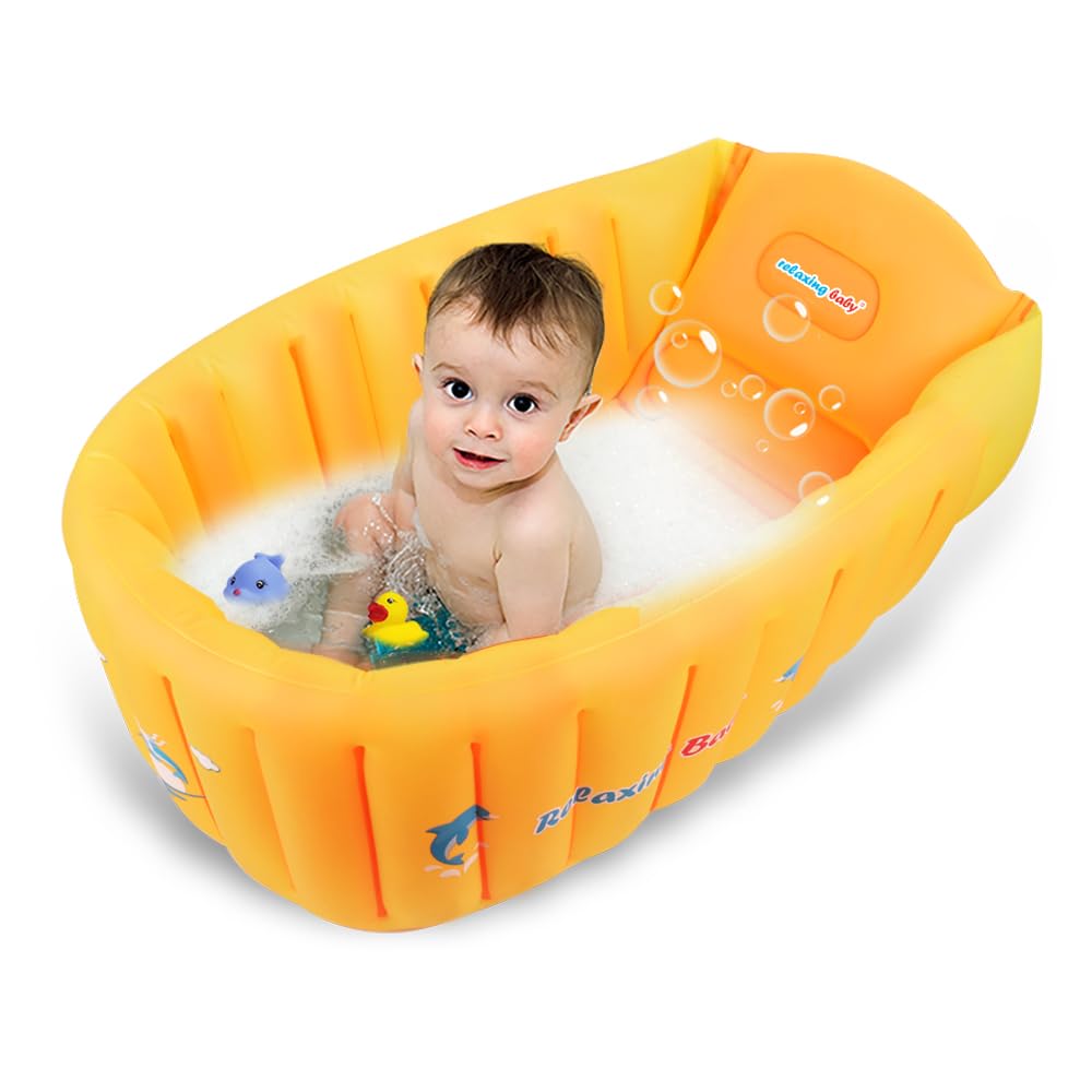 Portable Inflatable Baby Bathtub for Relaxing Baths