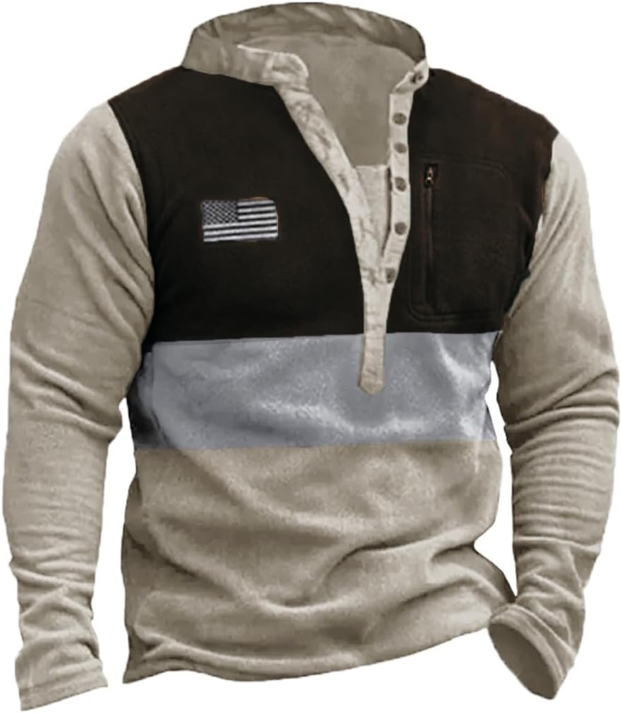 HARGLESMAN Tactical Fleece Pullover for Outdoor Activities