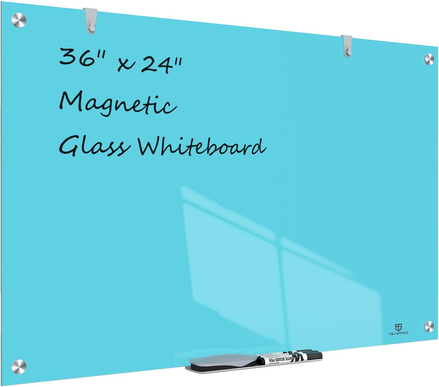 Premium Glass Dry-Erase Board for Office, Home & School Use