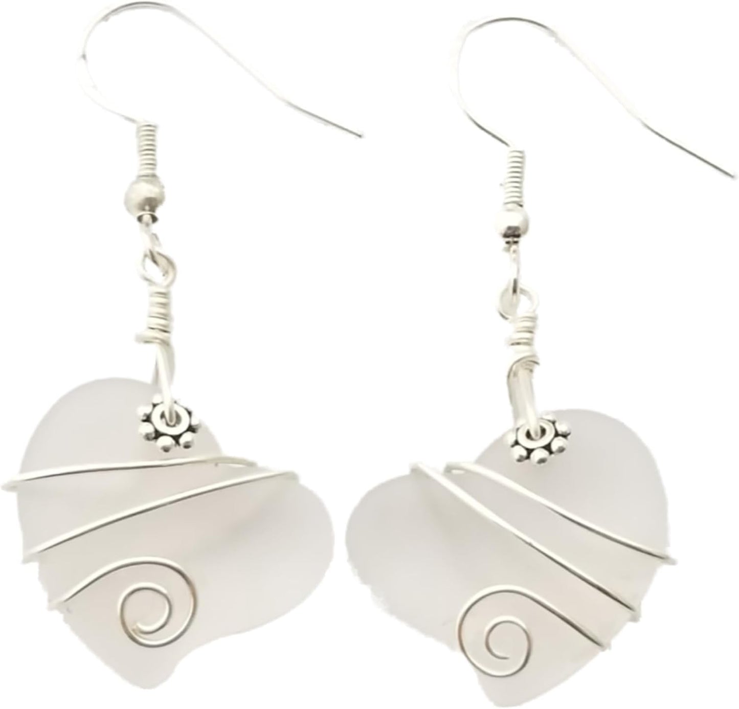Handmade Sea Glass Earrings - Unique Hawaiian Jewelry Gift