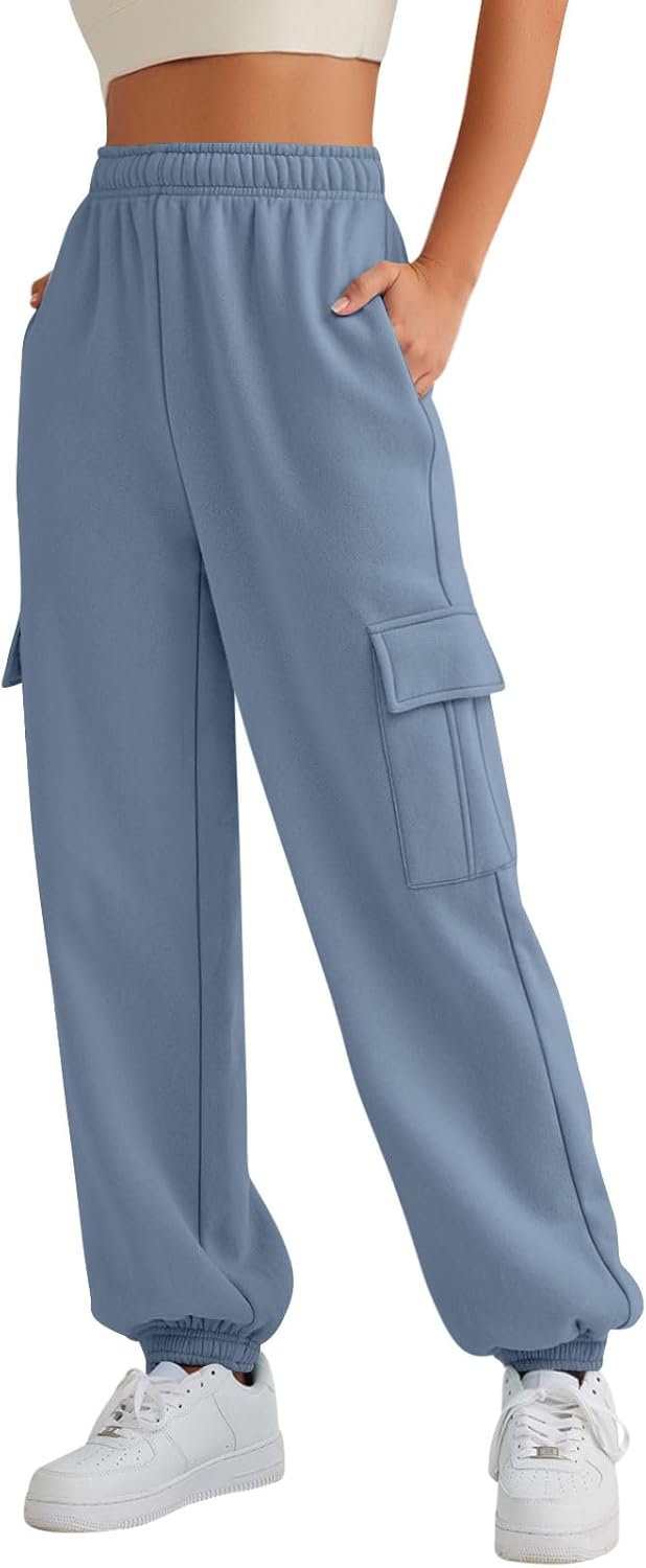 AUTOMET Womens Cargo Sweatpants for Trendy Fall Fashion Looks