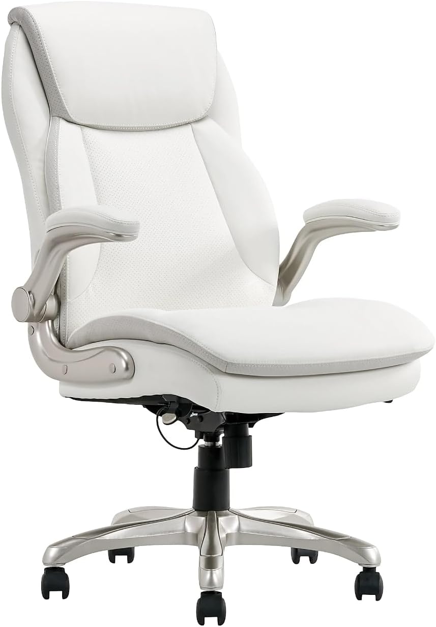 Ergonomic White Executive Chair