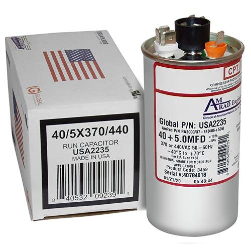 Goodman CAP050400440RTP Replacement Round Dual Universal Capacitor