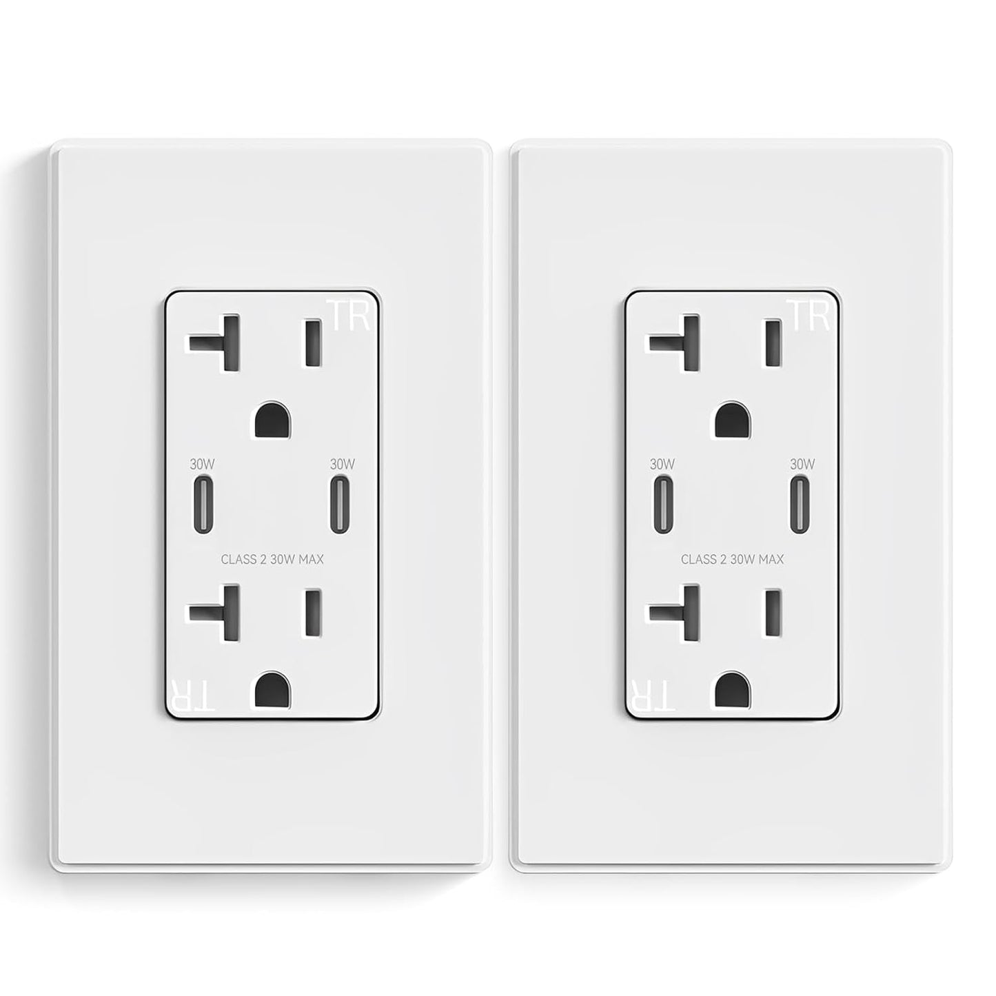 ELEGRP USB Outlet Receptacle for Fast Charging and Power Delivery