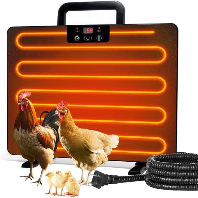Adjustable Chicken Coop Heater for Happy Pets