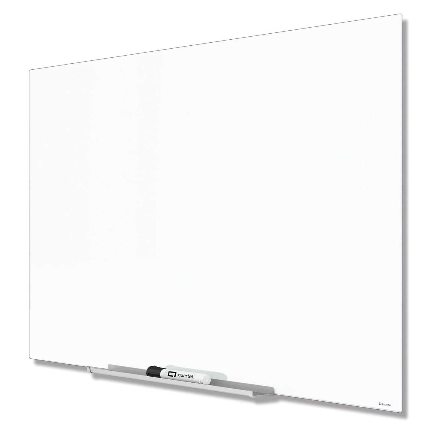 Quartet Glass Whiteboard - Frameless Magnetic Dry Erase Board