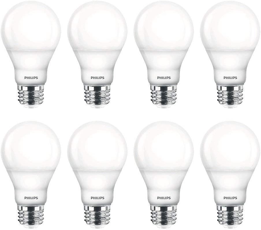 Philips LED Dimmable A19 Soft White Light Bulb with Warm Glow