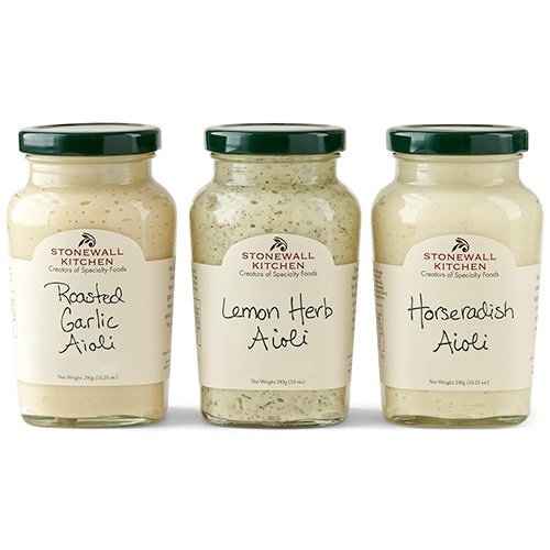 Stonewall Kitchen Aioli Collection for Gourmet Sandwiches & Dips