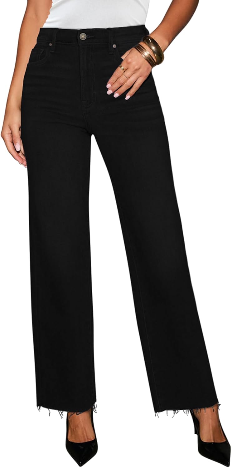 Trendy High Waisted Cropped Boyfriend Jeans for Women