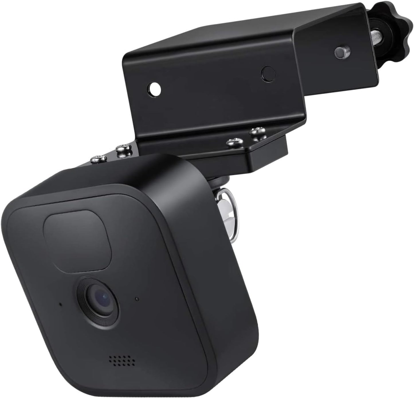 Versatile Black Door Mount for Smart Cameras