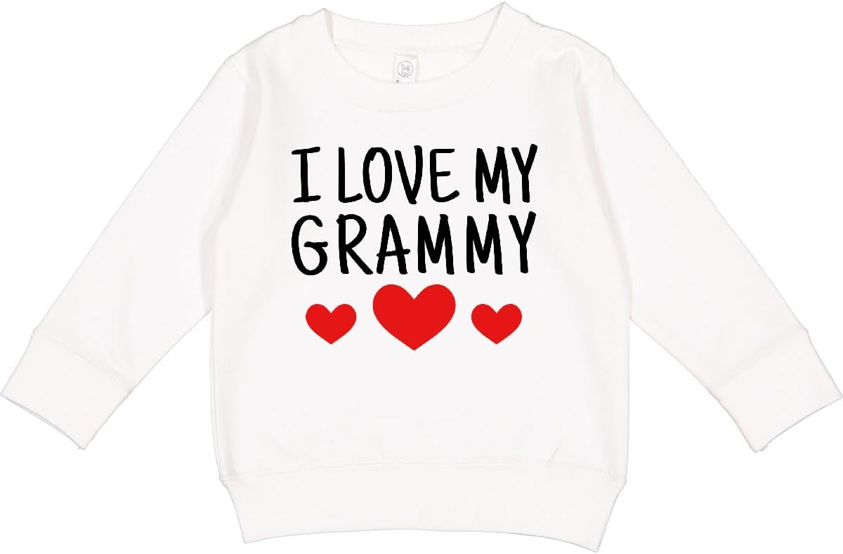 I Love My Grammy Toddler Sweatshirt - Cute & Cozy!