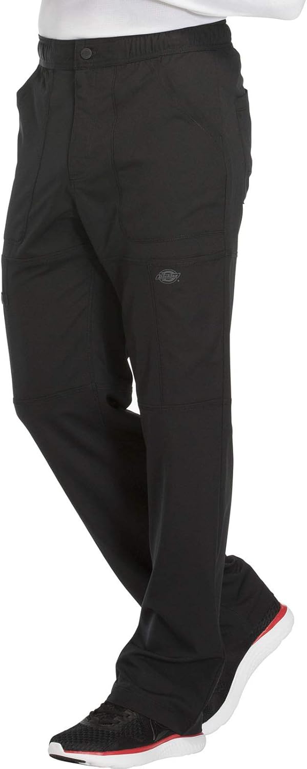Dickies Dynamix Scrub Pants for Men with Zip Fly and Stretch