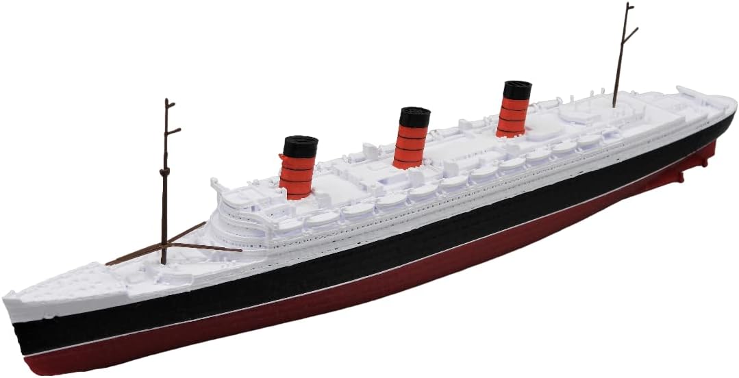 12in Prebuilt Display Model Ship RMS Queen Mary for Collectors