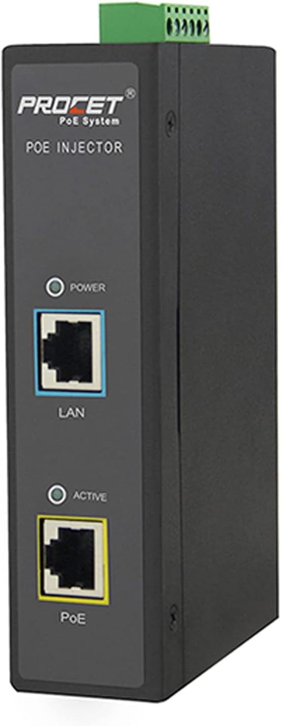 PROCET PoE++ 95W Injector with 6KV Surge Protection for Safety