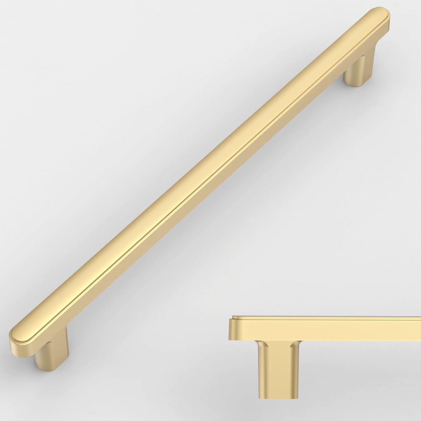 Brushed Gold Cabinet Pulls for Kitchen and Bathroom Furniture