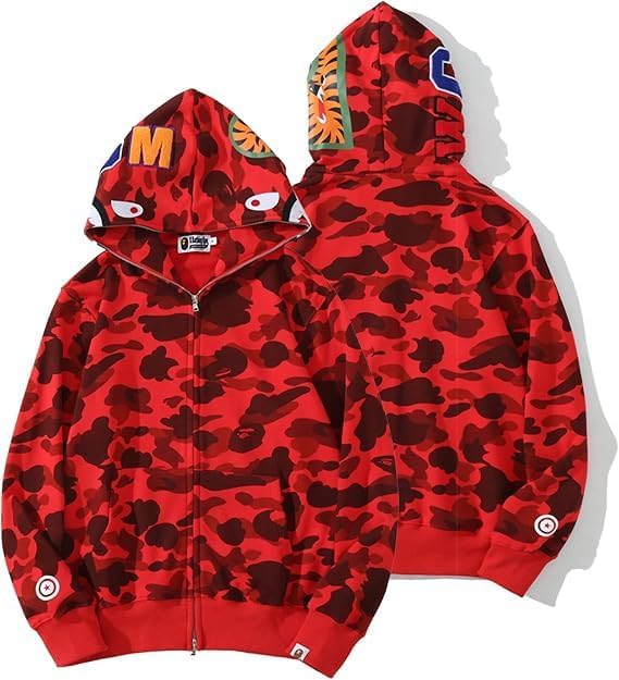 Camo Full Zip Hoodie: Hip & Preppy Style