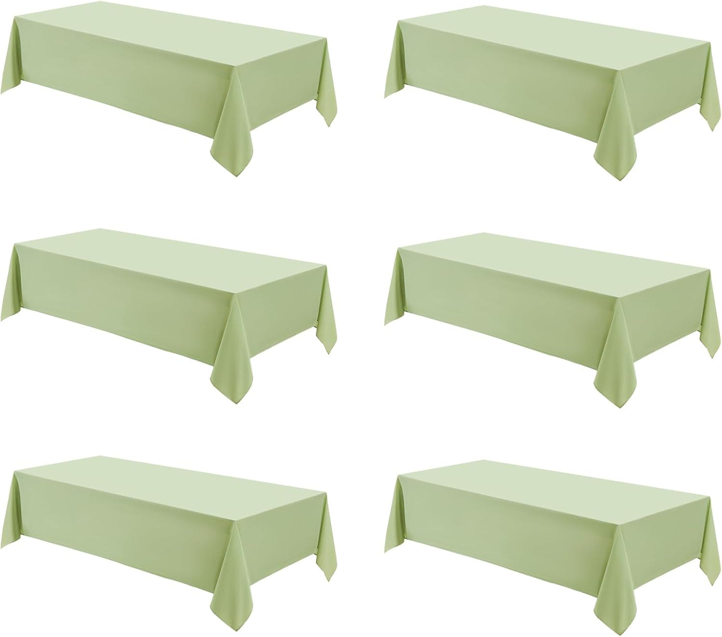 Rectangle Tablecloths 90x132 Inch for Parties and Weddings