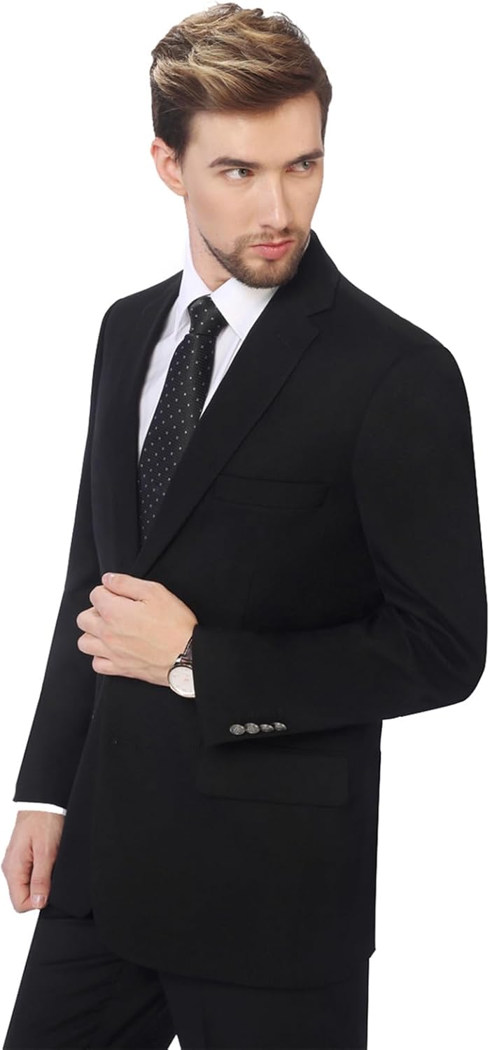 P&L Men's Classic Fit Blazer for Business and Daily Wear