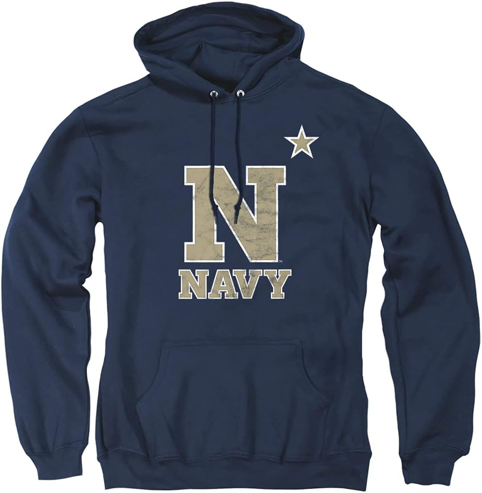 LOGOVISION Official Collegiate Distressed Primary Logo Hoodie