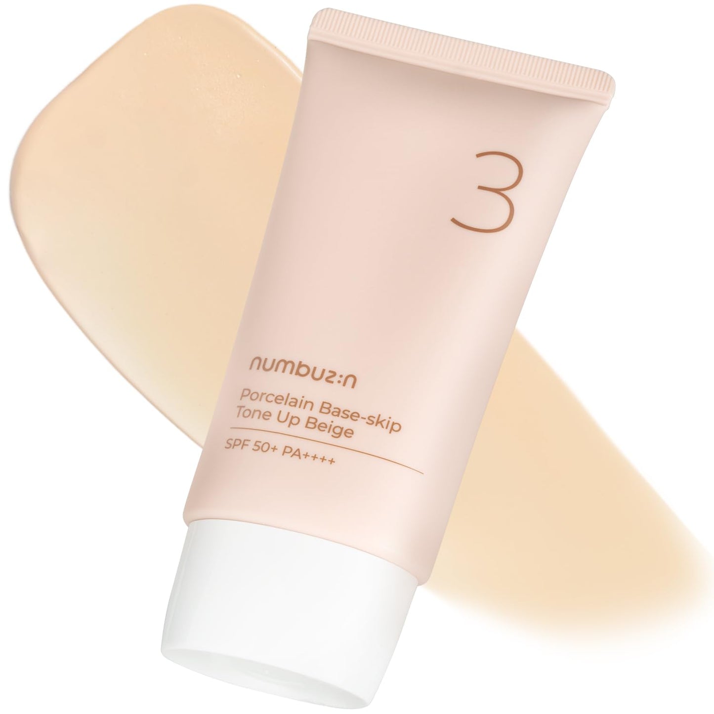 numbuzin No.3 Porcelain Base-skip Tone Up Beige for Skin