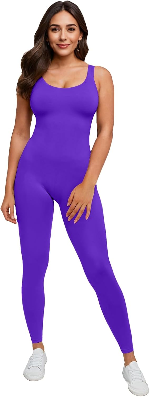 Women Slimming Sleeveless Bodysuit for Gym, Yoga, and More