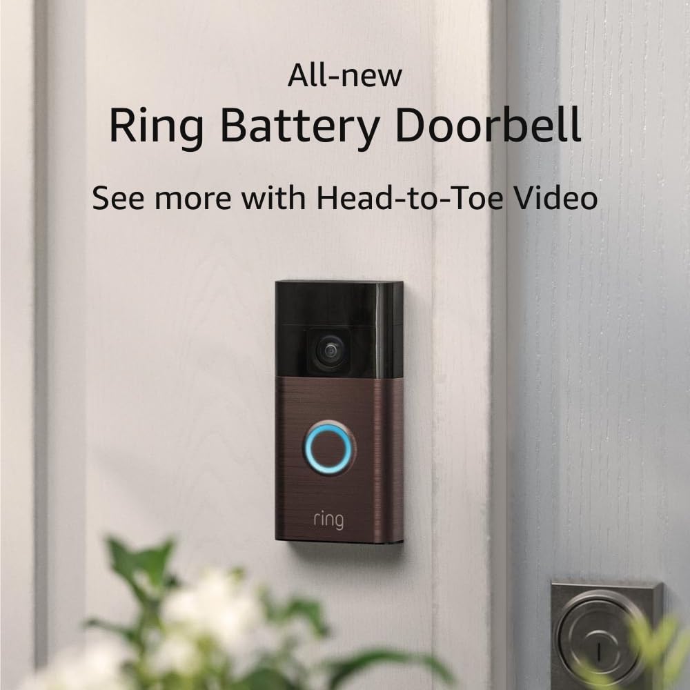 2024 Release Ring Battery Doorbell: Full Video, Two-Way Talk