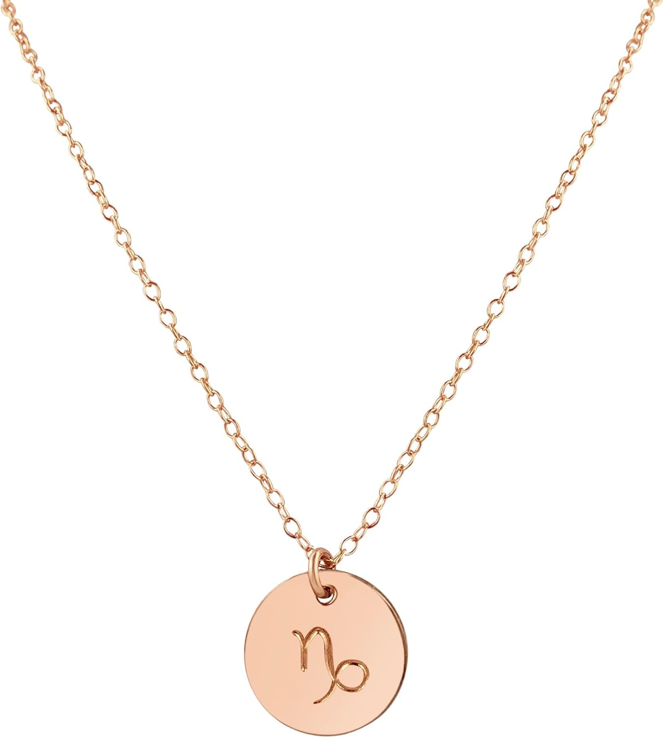 Handmade Zodiac Charm Necklace in Sterling Silver and Gold