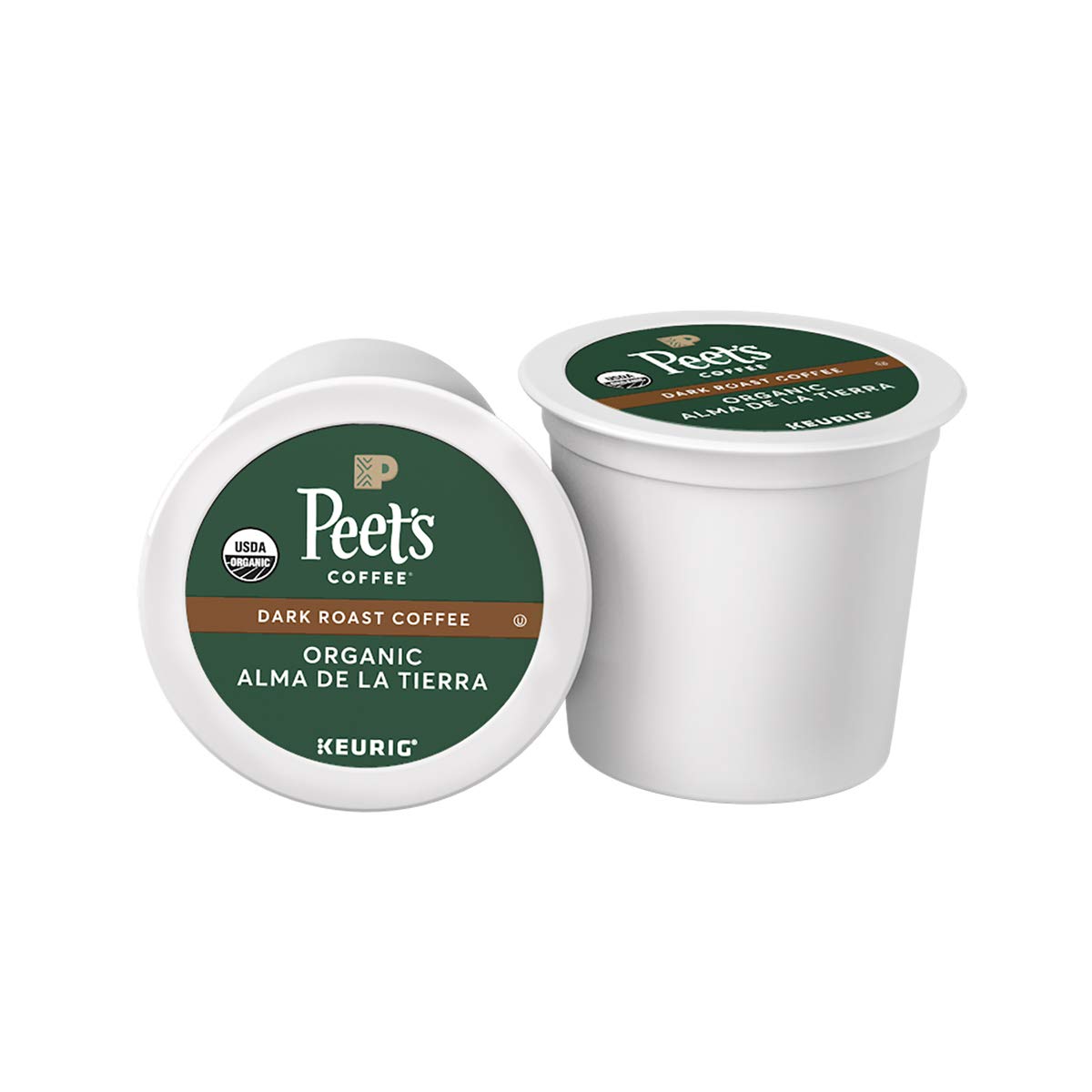 Peet's Coffee Organic Dark Roast K-Cup Pods - Rich & Bold Flavor