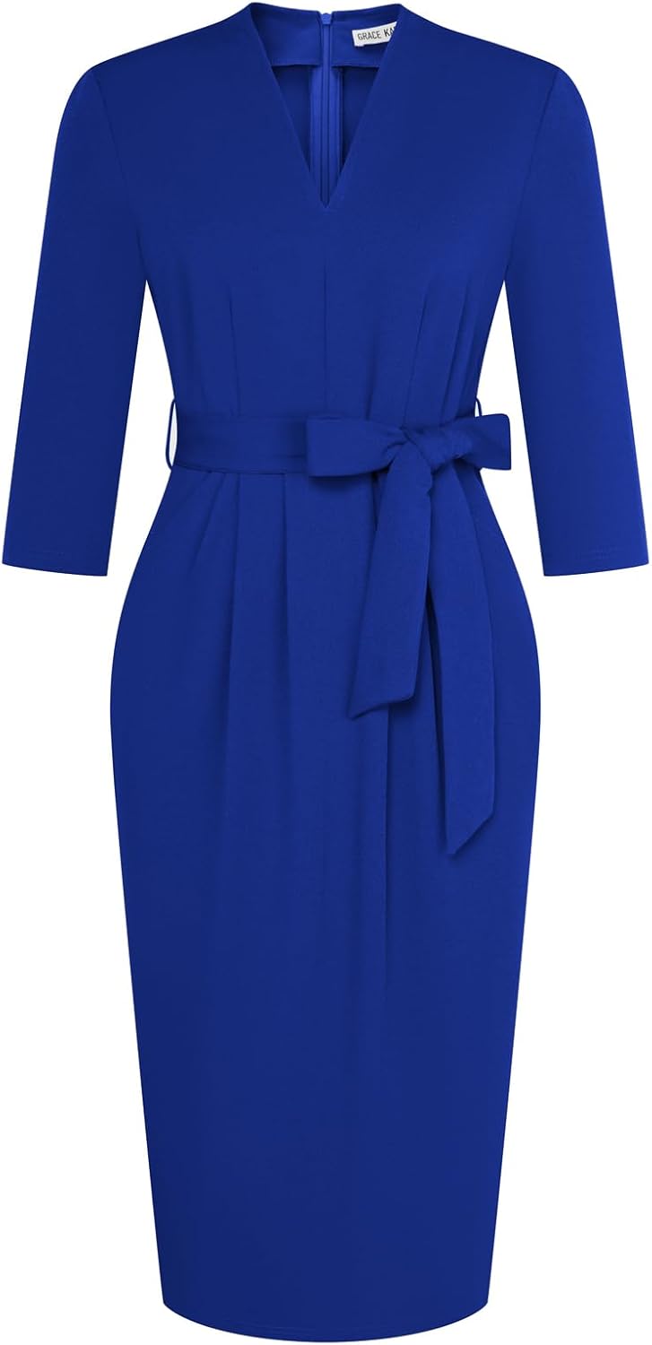 GRACE KARIN Womens Work Dresses with Pockets for Office Wear