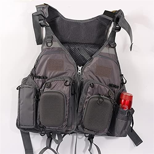 JKSPORTS Fly Fishing Vest - Multifunctional Life Jacket for Water