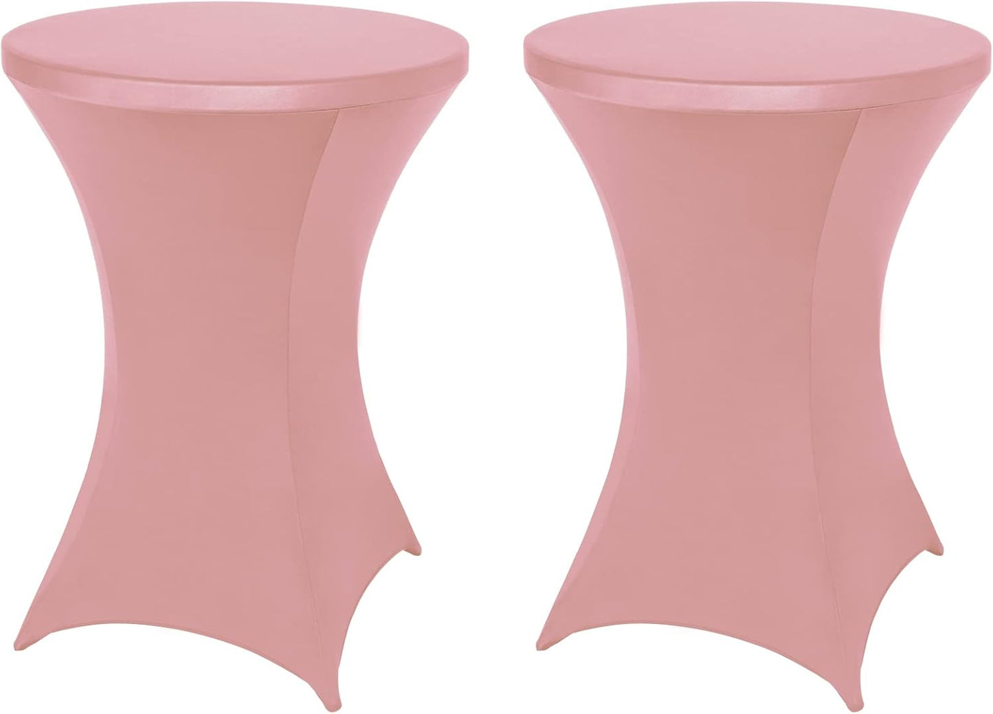 FestiCorp Spandex Cocktail Table Covers for Events and Parties