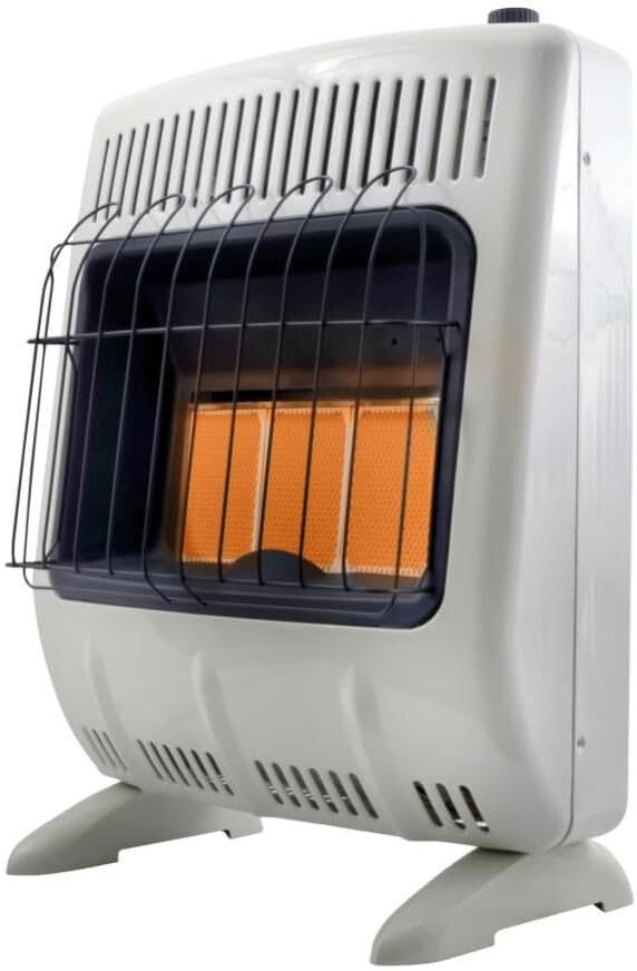 Efficient Mr. Heater 20,000 BTU Natural Gas Radiant Heater - Ideal for Any Space!