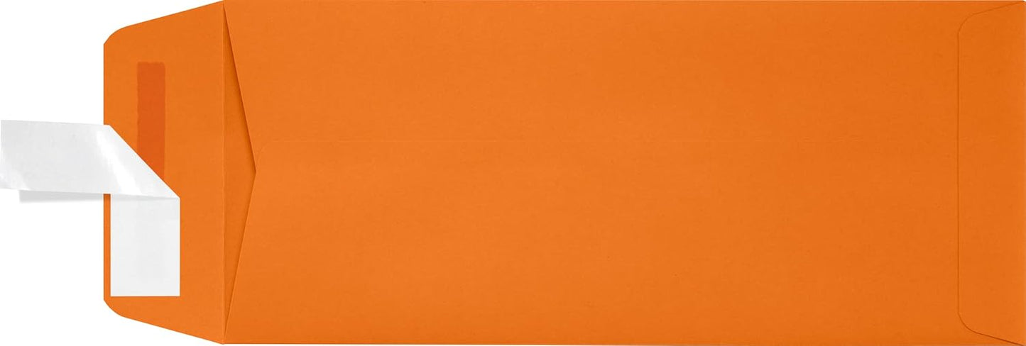 LUXPaper #10 Policy Business Envelopes in Mandarin Orange
