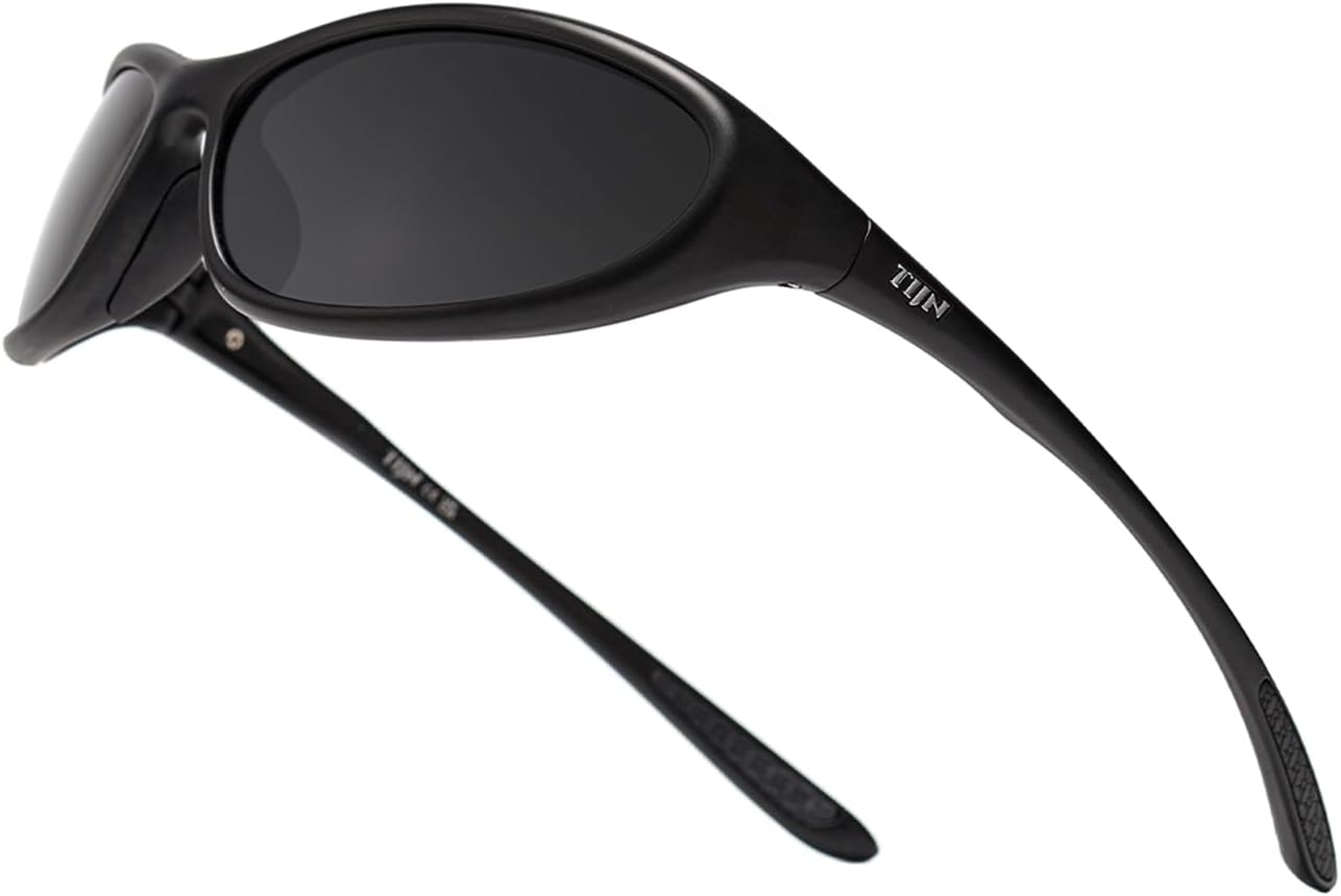 TIJN Sports Sunglasses for Men Women UV400 Wraparound Shades