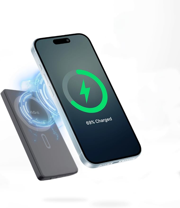 MAG-ii UltraSlim 5000mAh Fast Charge Magnetic Power Bank